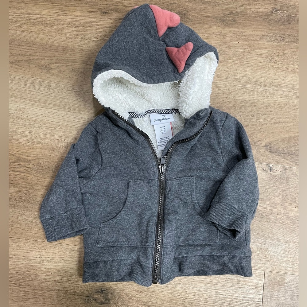 Tommy Bahama cozy zip-up Dino hoodie (12M)